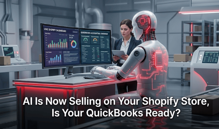 AI Is Now Selling on Your Shopify Store, Is Your QuickBooks Ready?