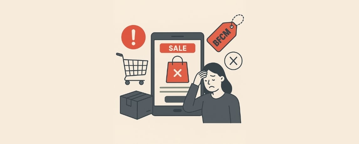 How to avoid the mistakes during black friday and cyber monday.