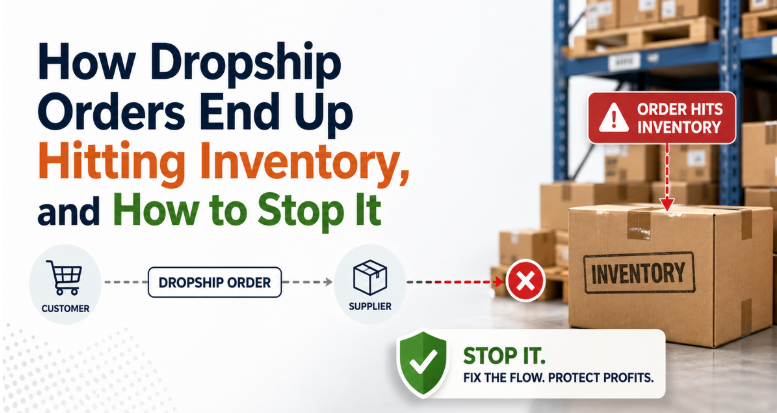 How Dropship Orders End Up Hitting Inventory, and How to Stop It