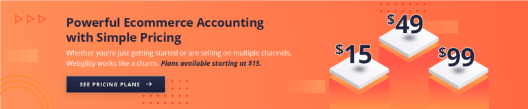 Powerful E-commerce Accounting with Simple Pricing