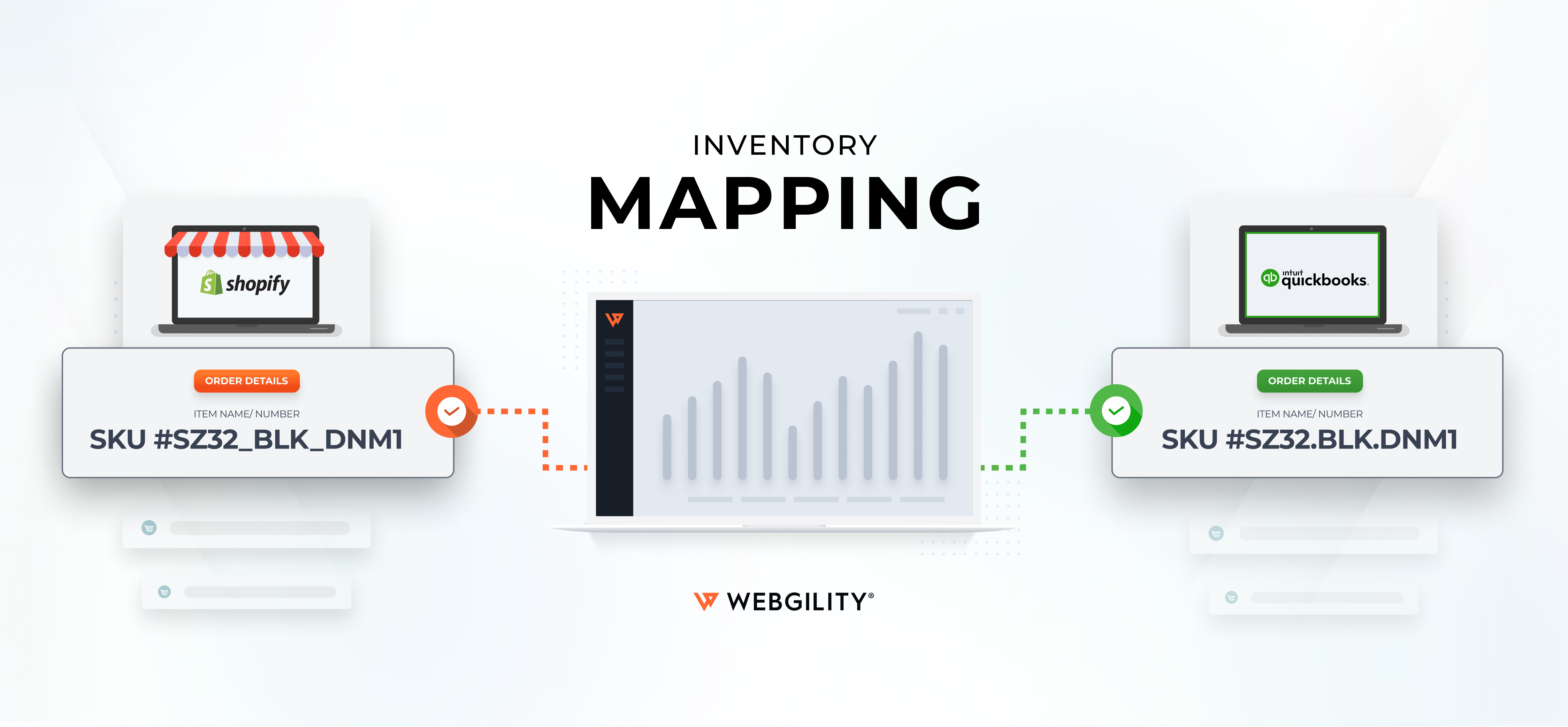 Inventory mapping with Webgility