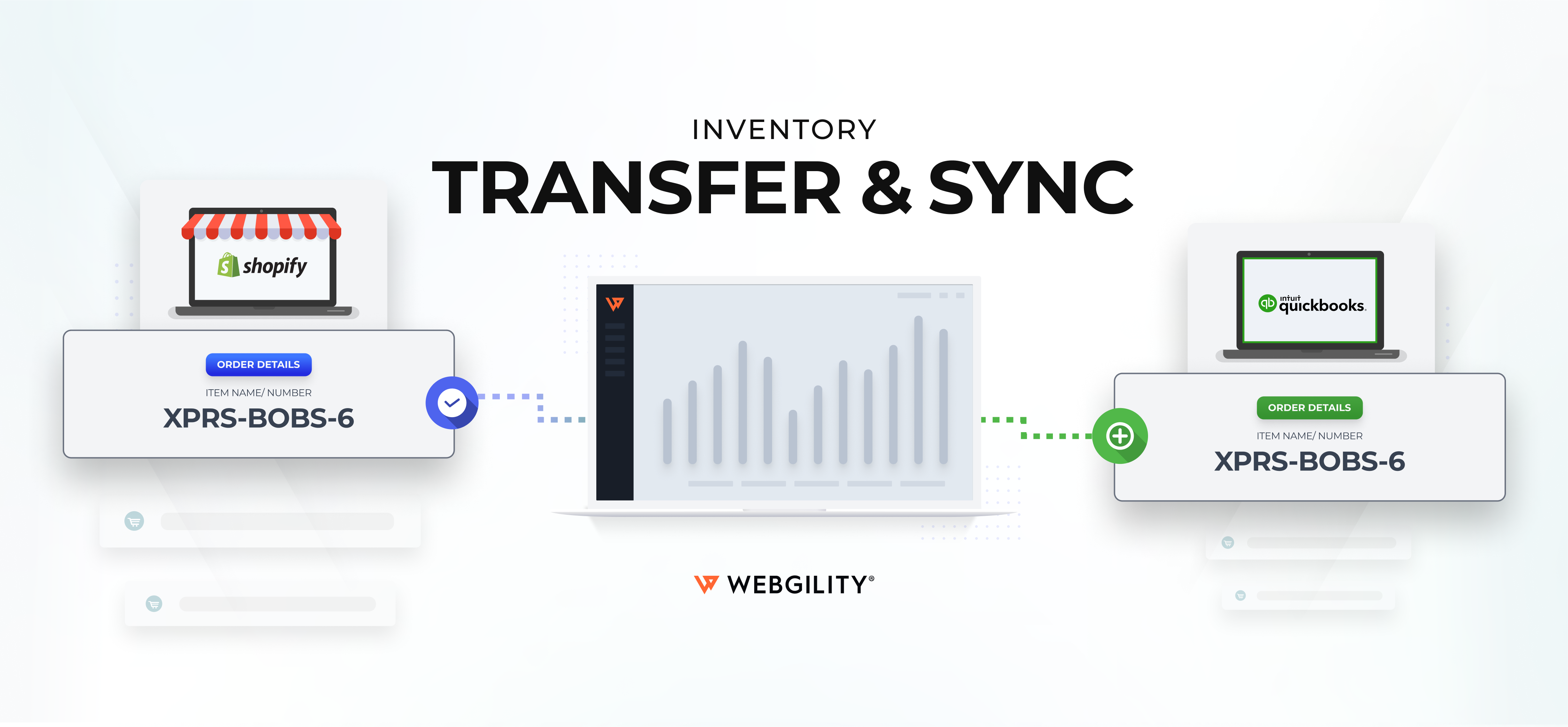 Inventory transfer with Webgility