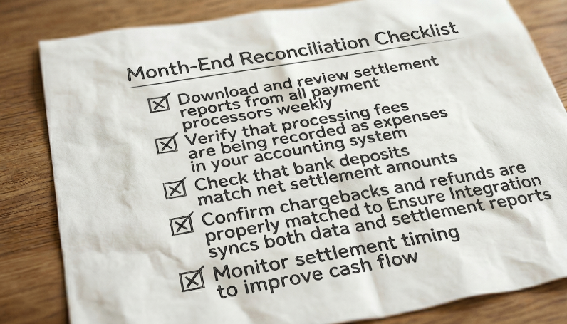 reconciliation checklist