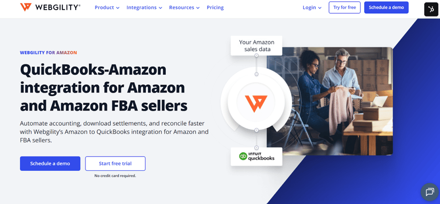 Webgility Amazon integration for syncing orders and accounting data