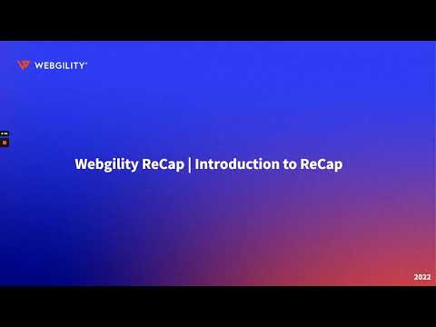 Webgility ReCap: Desktop 